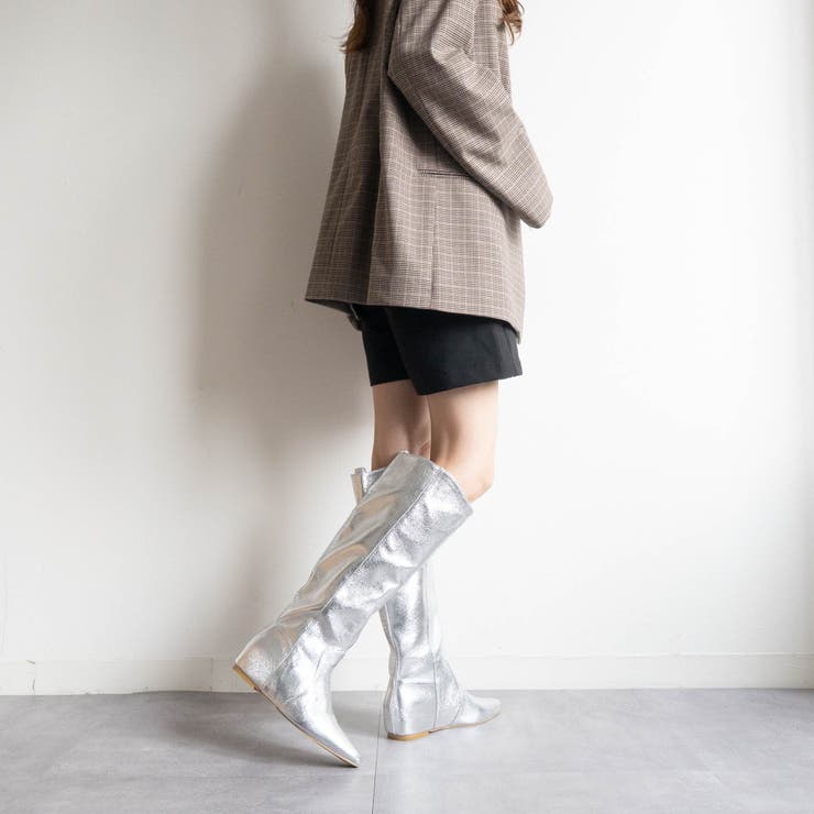 インヒールワイドロングブーツ | FABBY FABBY. | 詳細画像18 