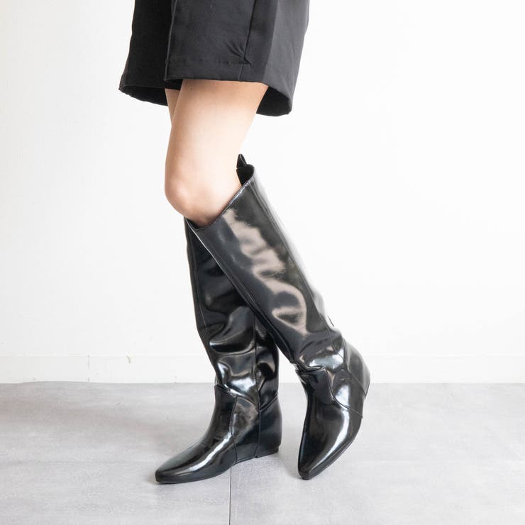 インヒールワイドロングブーツ | FABBY FABBY. | 詳細画像20 
