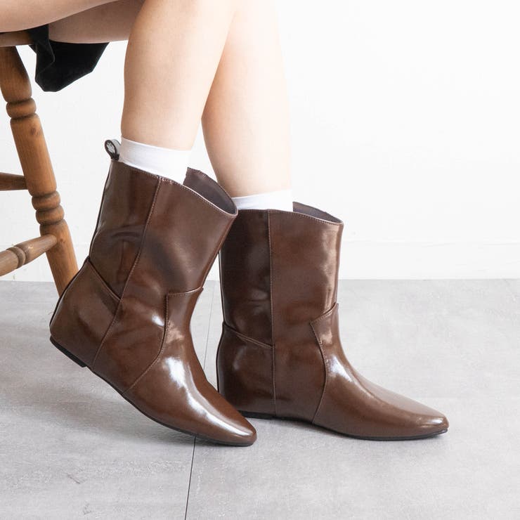 インヒールワイドショートブーツ | FABBY FABBY. | 詳細画像27 