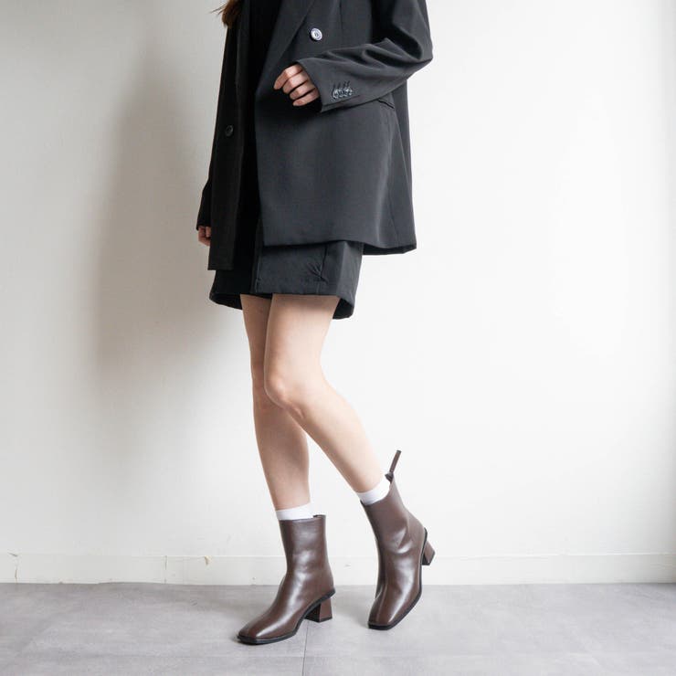 スクエアトゥヒールブーツ | FABBY FABBY. | 詳細画像17 