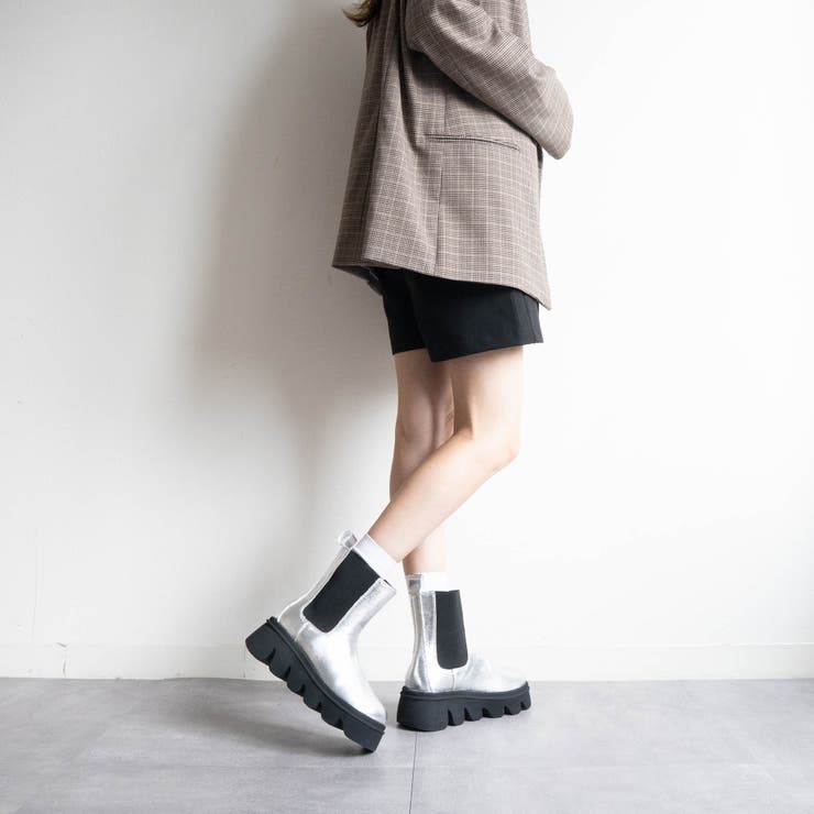 バルキーソールサイドゴアショートブーツ | FABBY FABBY. | 詳細画像18 