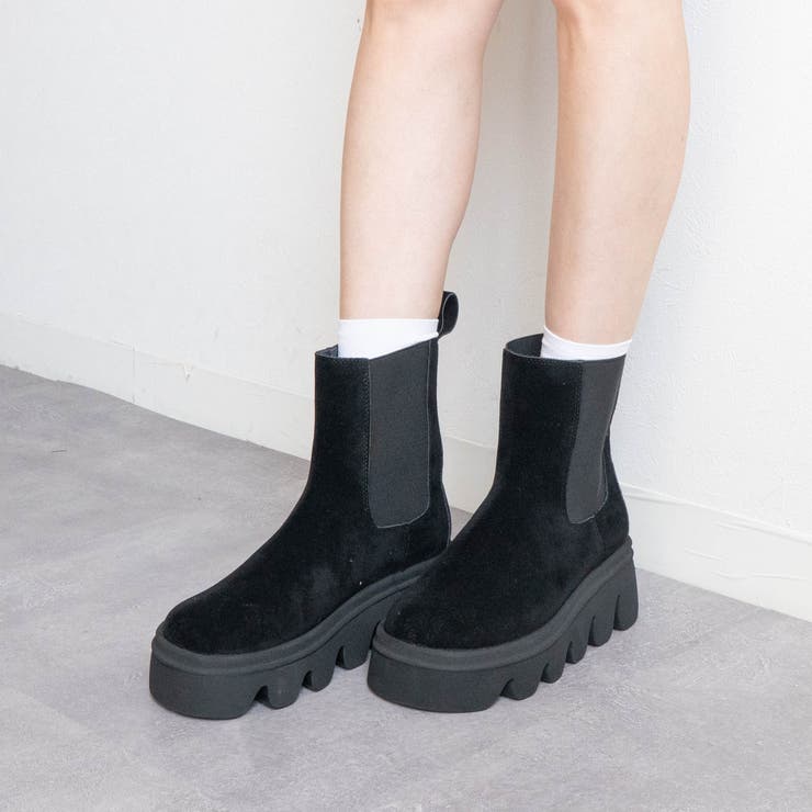 バルキーソールサイドゴアショートブーツ | FABBY FABBY. | 詳細画像21 