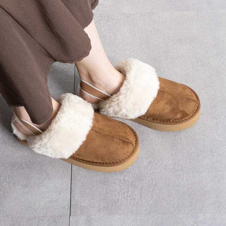 ボリュームボアバックストラップサンダル | FABBY FABBY. | 詳細画像8 