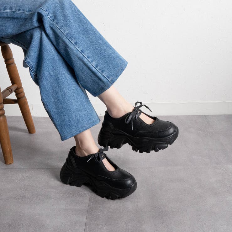 ボリュームスニーカーリボンストラップシューズ | FABBY FABBY. | 詳細画像4 