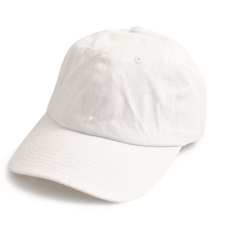 ホワイト | シンプルカラーローキャップ 帽子 CAP | FACION