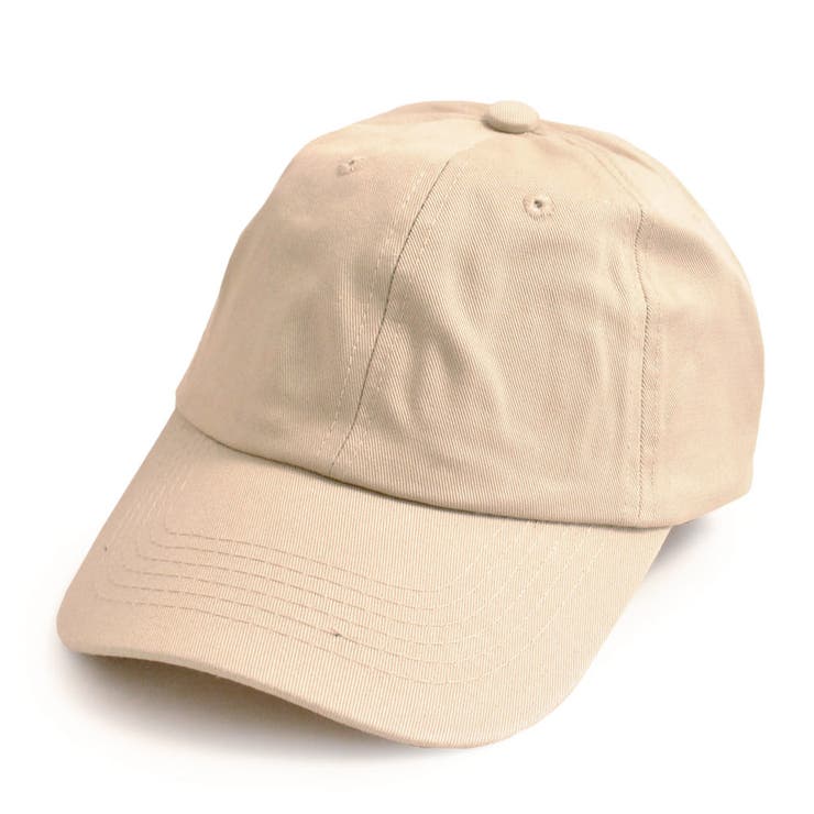 ベージュ | シンプルカラーローキャップ 帽子 CAP | FACION