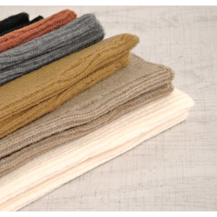 ショートニットアームウォーマー リブ編み アームカバー 手袋 | FACION | 詳細画像3 