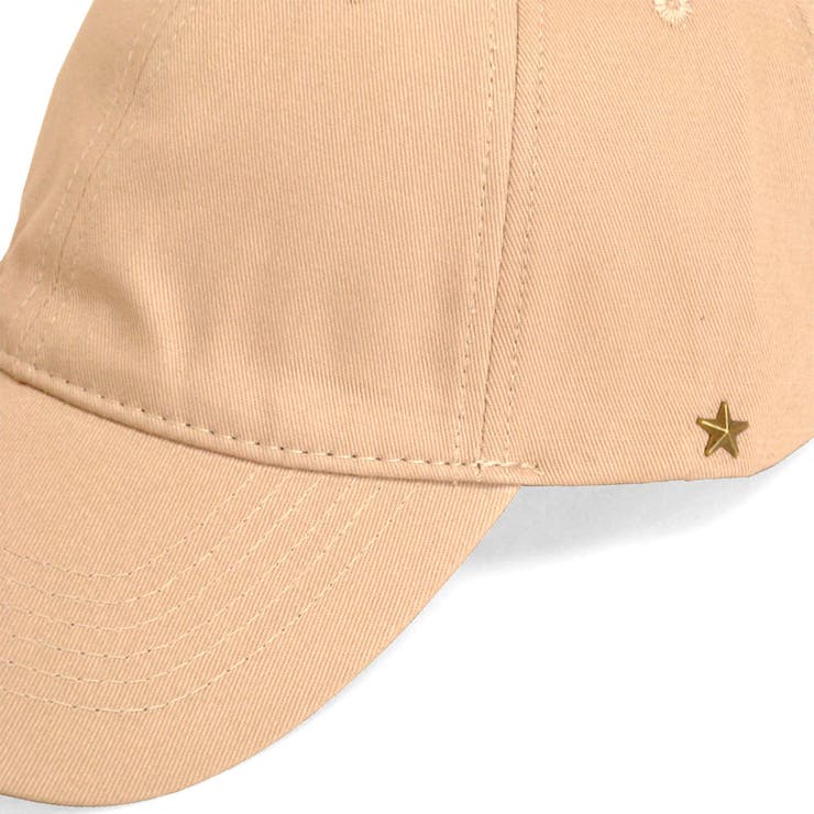 スタッズスター付ベーシックカラーキャップ 帽子ベースボールキャップユニセックス | FACION | 詳細画像2 