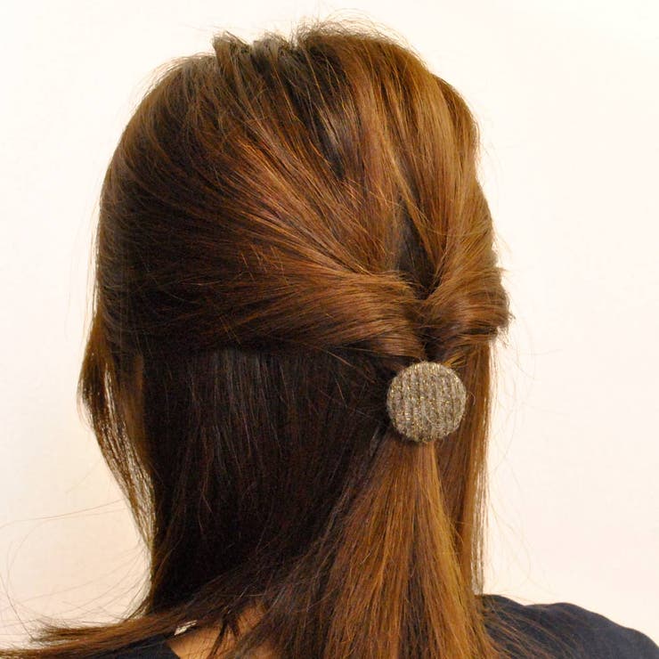 ニット柄くるみボタンヘアゴム ヘアポニー ゴムブレス | FACION | 詳細画像6 