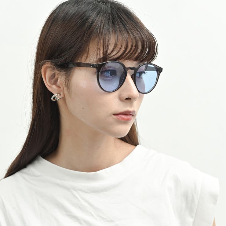 ラウンド型 サングラス レディース[品番：FNBW0001036]｜FashionBerry
