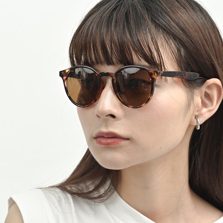 ラウンド型 サングラス レディース[品番：FNBW0001036]｜FashionBerry