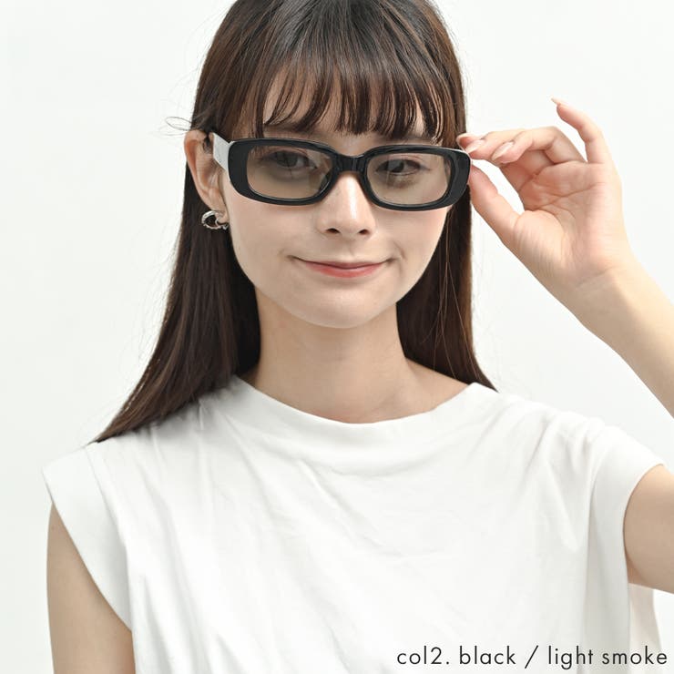 スクエアサングラス レディース UVカット | FashionBerry | 詳細画像10 