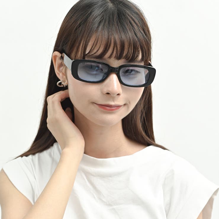 スクエアサングラス レディース UVカット | FashionBerry | 詳細画像19 