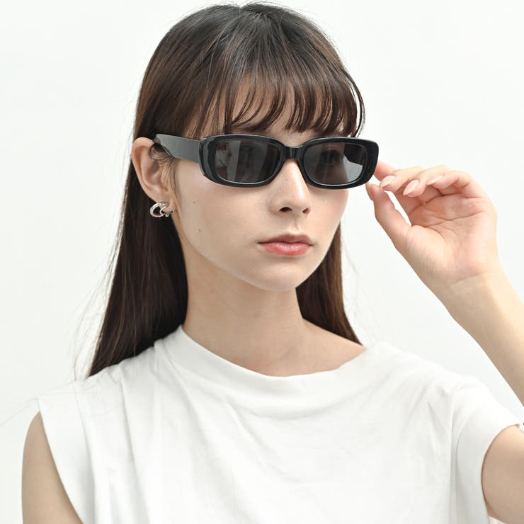 スクエアサングラス レディース UVカット | FashionBerry | 詳細画像8 