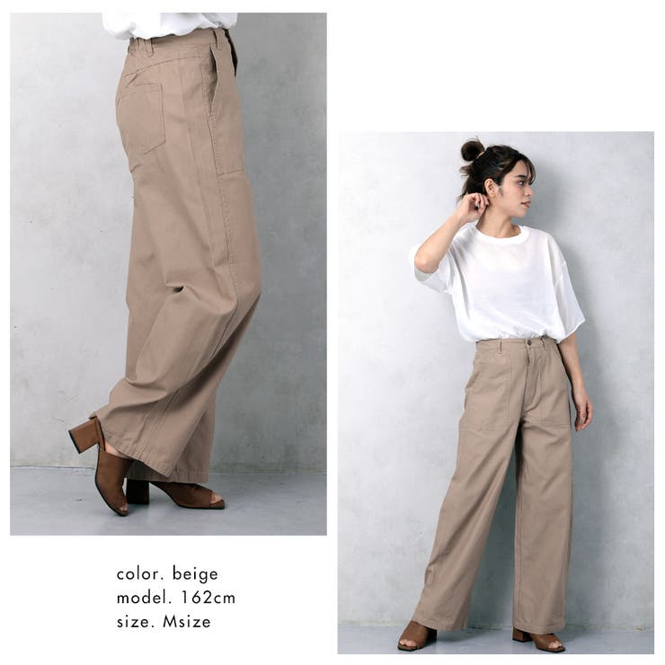 ウエストゴム入りカーブパンツ | FashionBerry | 詳細画像10 