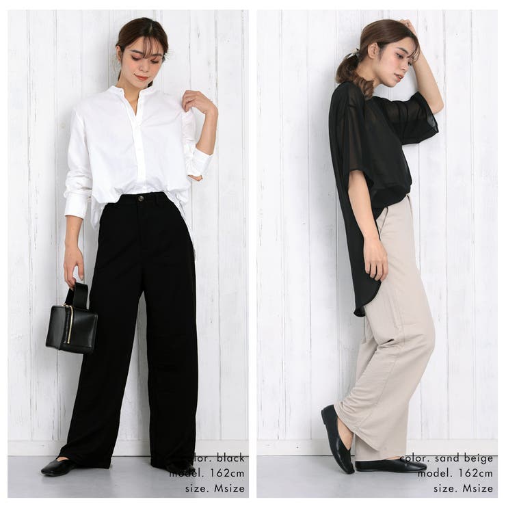 ハイウエストストレートパンツ [品番：FNBW0000423]｜FashionBerry（ファッションベリー）のレディースファッション通販｜SHOPLIST（ショップリスト）