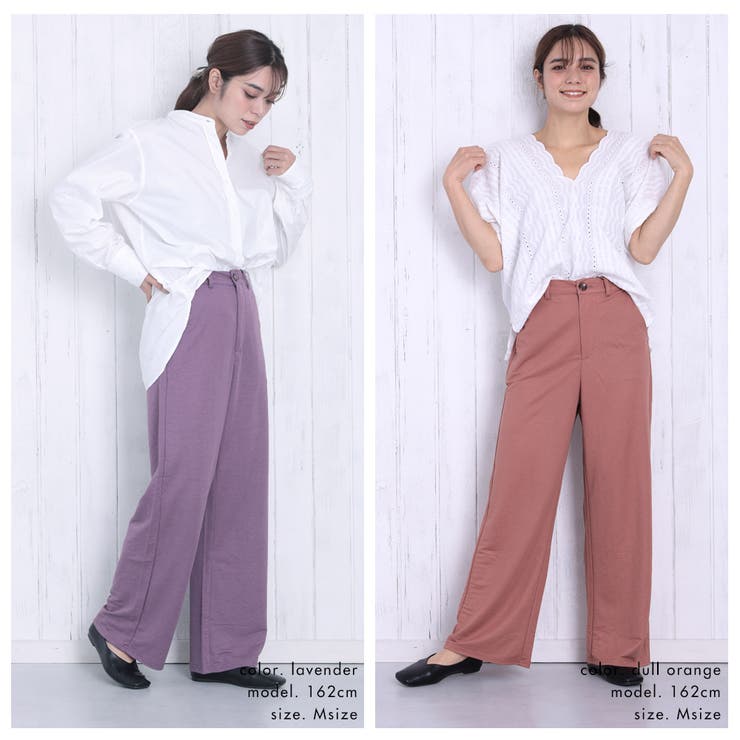 ハイウエストストレートパンツ[品番：FNBW0000423