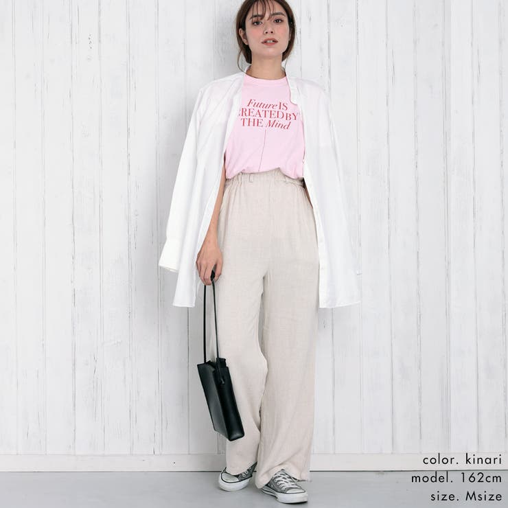 縄ベルト付きイージーパンツ | FashionBerry | 詳細画像8 