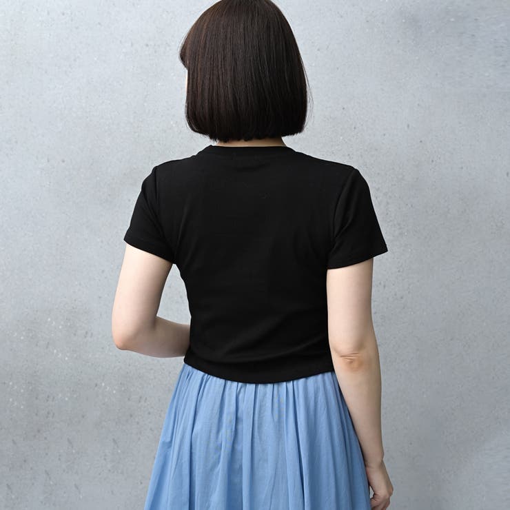 tシャツ 半袖ラインストーントップス レディース : ZOZOTOWN