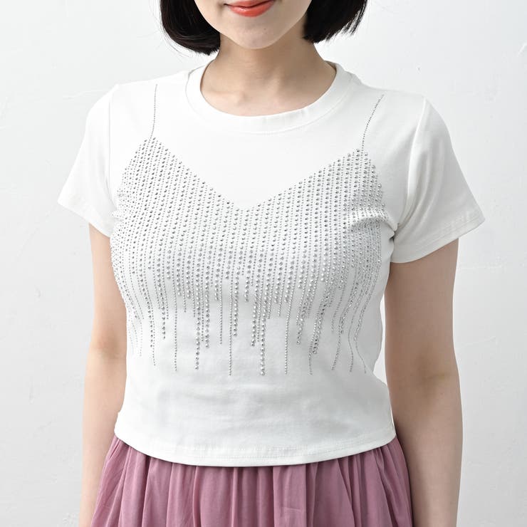 tシャツ ラインショートスウェット レディース tシャツ GOOD CREW USコットン リラックスフィットクルーネック