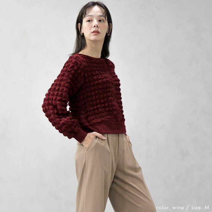 ポップコーン トップス ポコポコ カーディガン | FashionBerry | 詳細画像20 