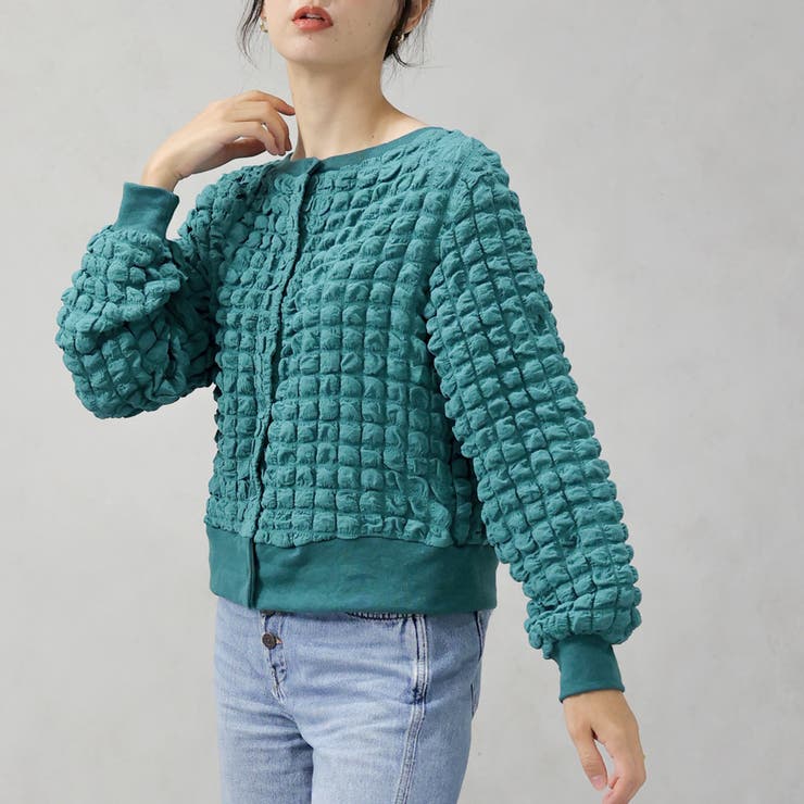 ポップコーン トップス ポコポコ カーディガン | FashionBerry | 詳細画像25 
