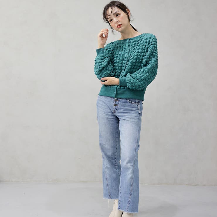 ポップコーン トップス ポコポコ カーディガン | FashionBerry | 詳細画像27 