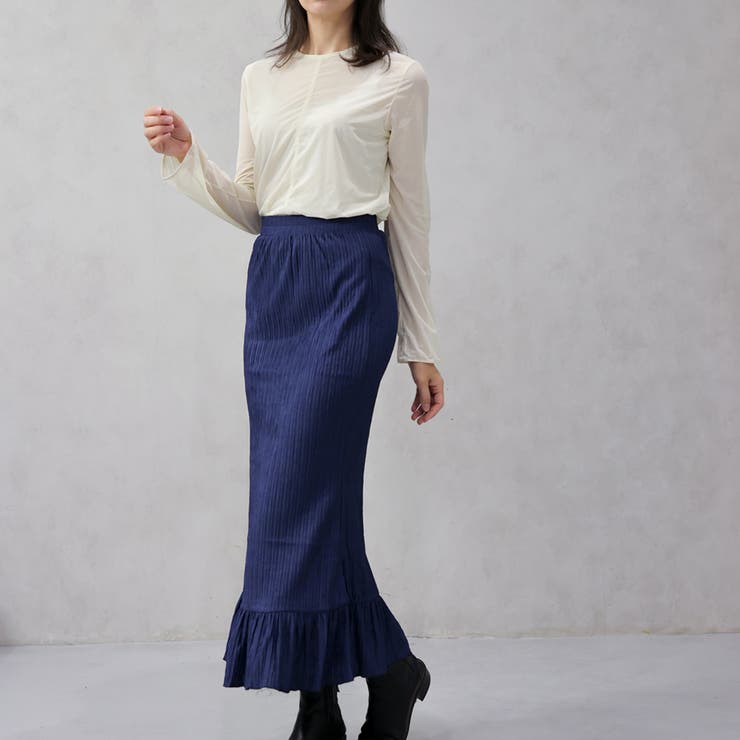 ポコポコストレッチマーメイドスカート | FashionBerry | 詳細画像15 