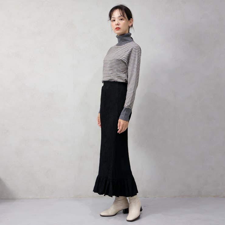 ポコポコストレッチマーメイドスカート | FashionBerry | 詳細画像18 