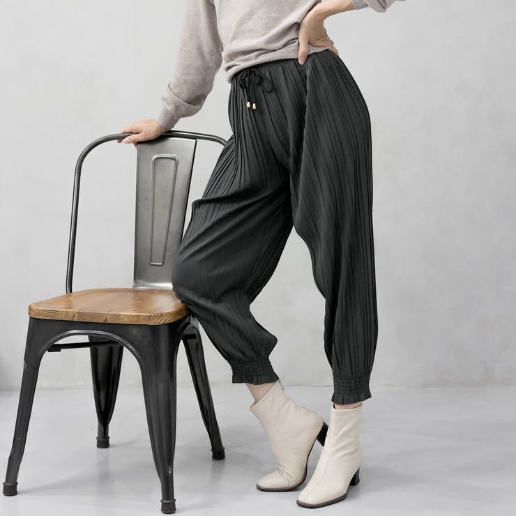 プリーツジョガーパンツ | FashionBerry | 詳細画像9 