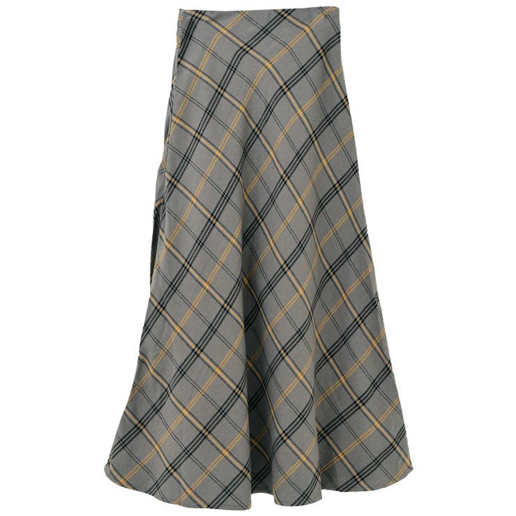 ヘリンボーンバイアスチェックスカート | FashionBerry | 詳細画像22 