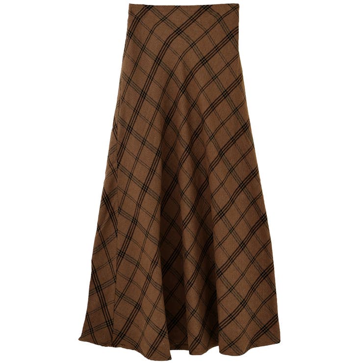 ヘリンボーンバイアスチェックスカート | FashionBerry | 詳細画像23 