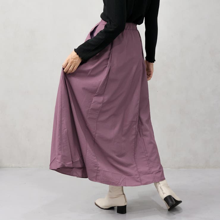 ナイロンギャザーロングスカート | FashionBerry | 詳細画像11 