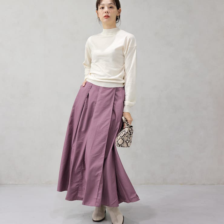 ナイロンギャザーロングスカート | FashionBerry | 詳細画像14 