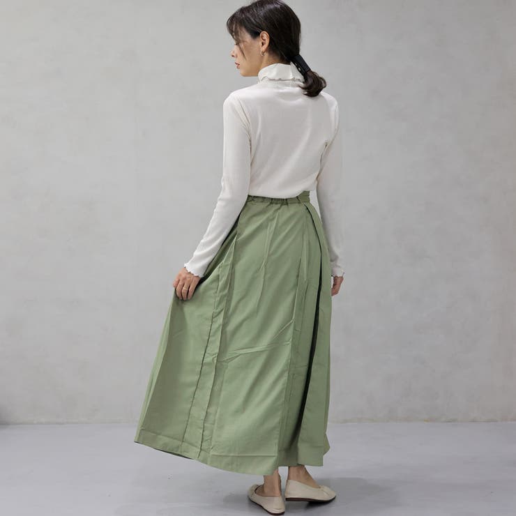 ナイロンギャザーロングスカート | FashionBerry | 詳細画像21 