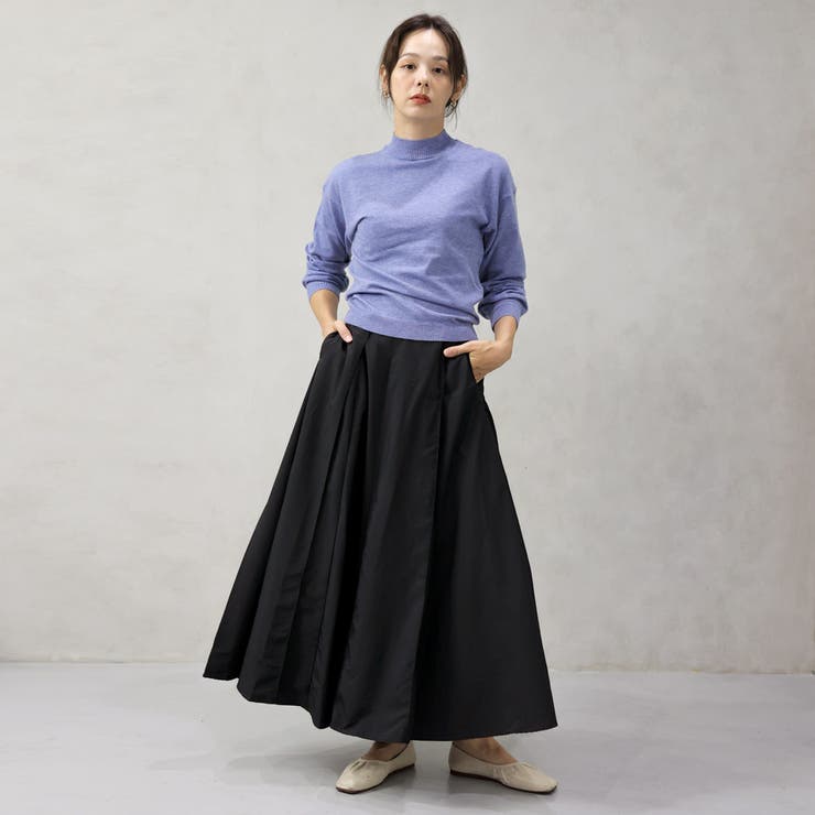 ナイロンギャザーロングスカート | FashionBerry | 詳細画像8 