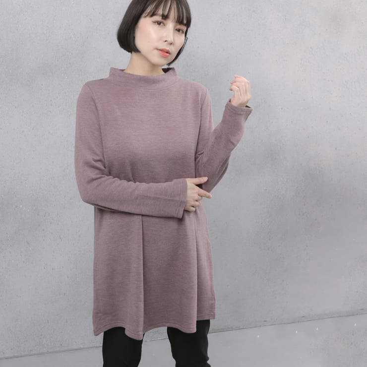 プチハイネック アクリル混チュニック | FashionBerry | 詳細画像11 