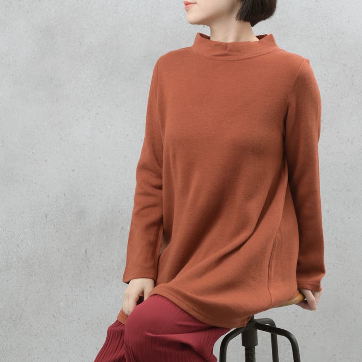 プチハイネック アクリル混チュニック | FashionBerry | 詳細画像15 