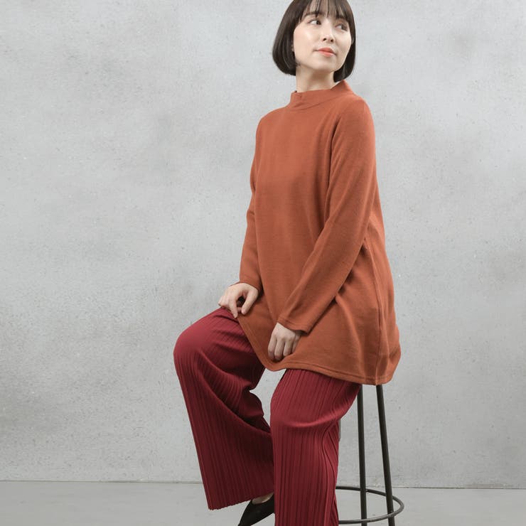 プチハイネック アクリル混チュニック | FashionBerry | 詳細画像16 