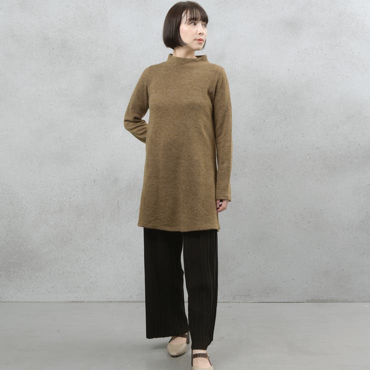 プチハイネック アクリル混チュニック | FashionBerry | 詳細画像18 