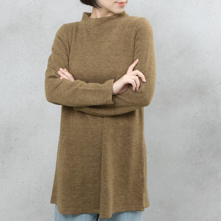 プチハイネック アクリル混チュニック | FashionBerry | 詳細画像19 