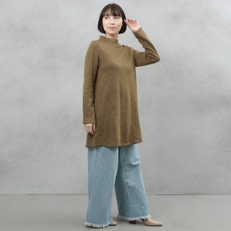 プチハイネック アクリル混チュニック | FashionBerry | 詳細画像20 