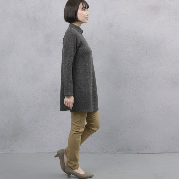 プチハイネック アクリル混チュニック | FashionBerry | 詳細画像5 