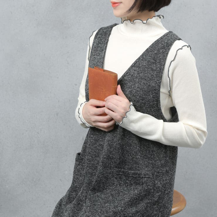 ゆるてろ素材 ポケット付きジャンパースカート | FashionBerry | 詳細画像12 