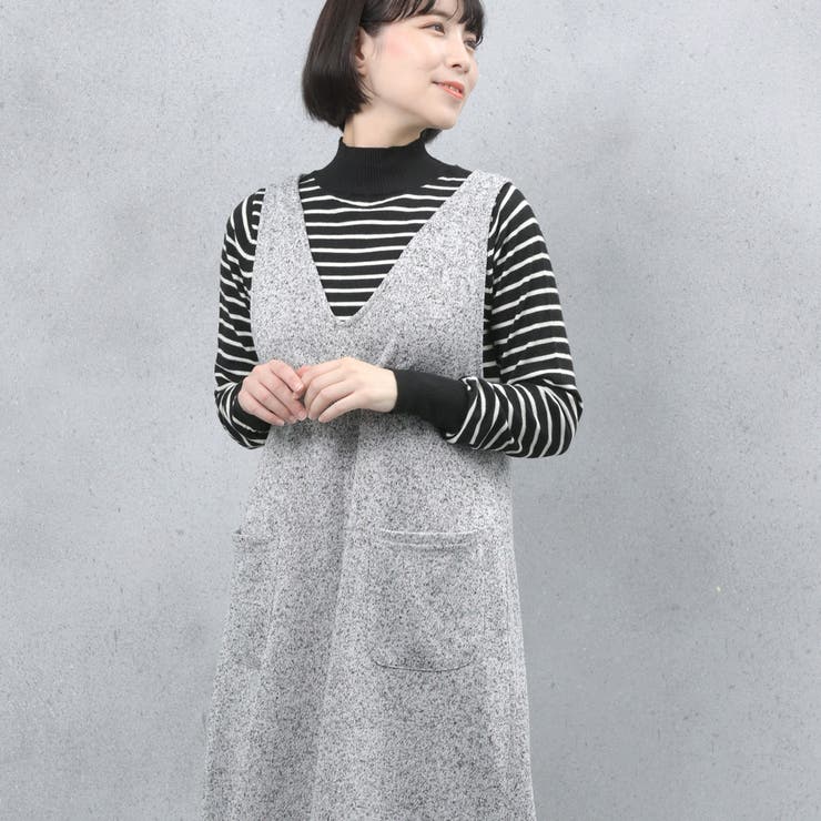 ゆるてろ素材 ポケット付きジャンパースカート | FashionBerry | 詳細画像16 