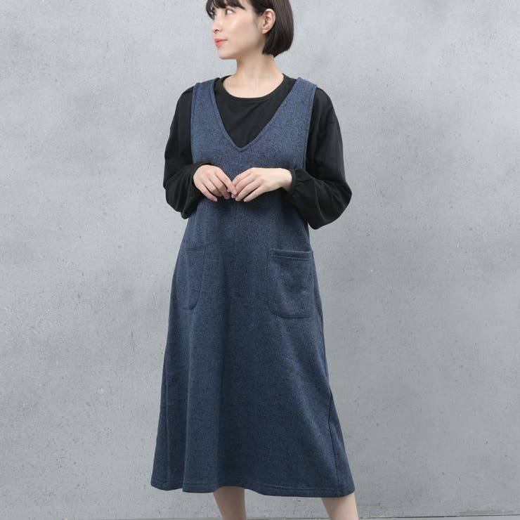 ゆるてろ素材 ポケット付きジャンパースカート | FashionBerry | 詳細画像22 