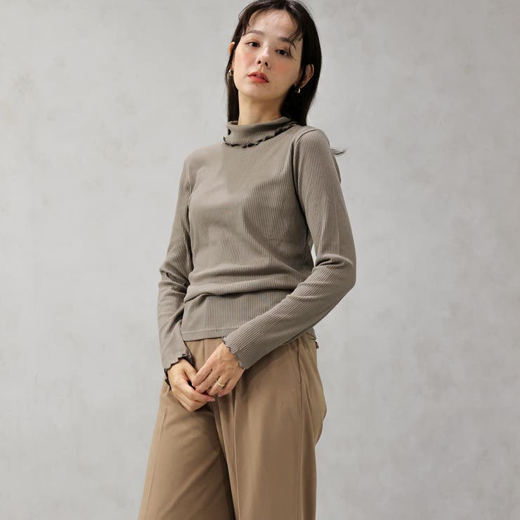 配色メローテレコタートルプルオーバー | FashionBerry | 詳細画像13 
