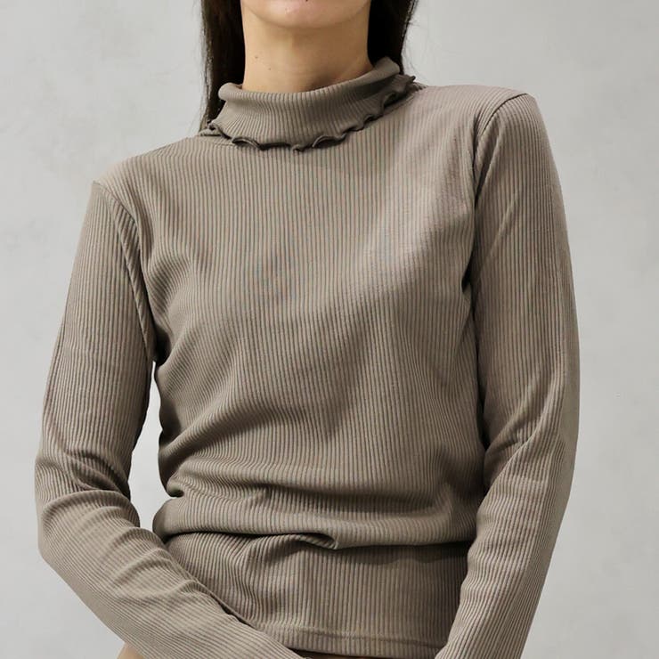 配色メローテレコタートルプルオーバー | FashionBerry | 詳細画像14 