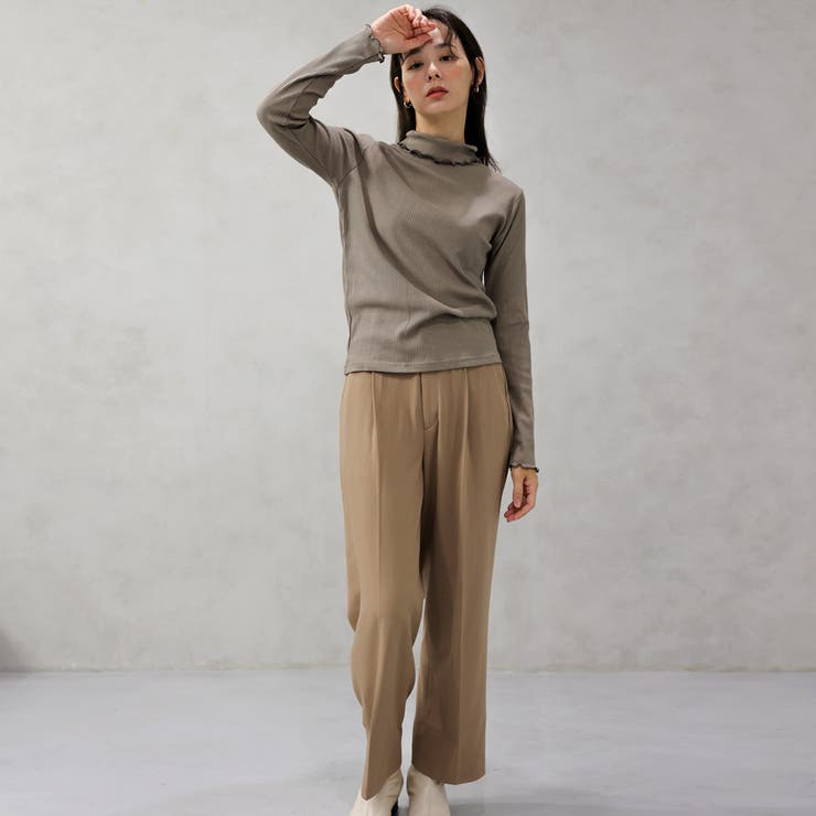 配色メローテレコタートルプルオーバー | FashionBerry | 詳細画像15 
