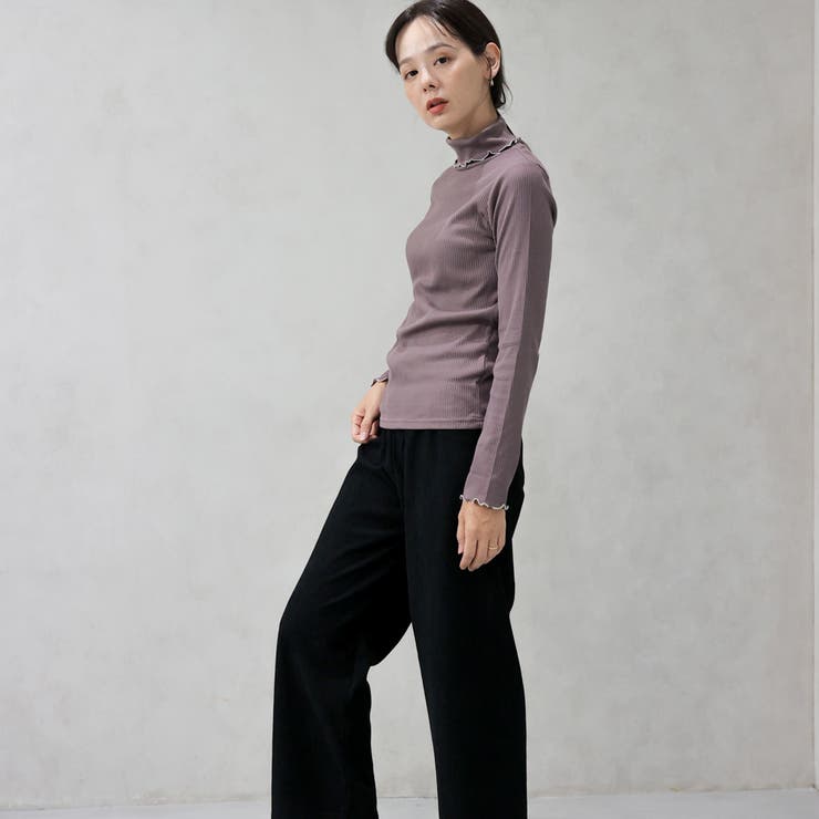 配色メローテレコタートルプルオーバー | FashionBerry | 詳細画像27 